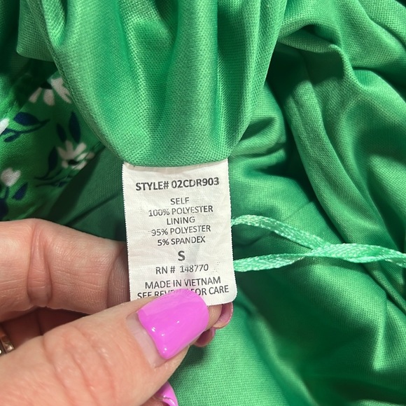 Sienna sky green floral dress size small - Picture 5 of 10